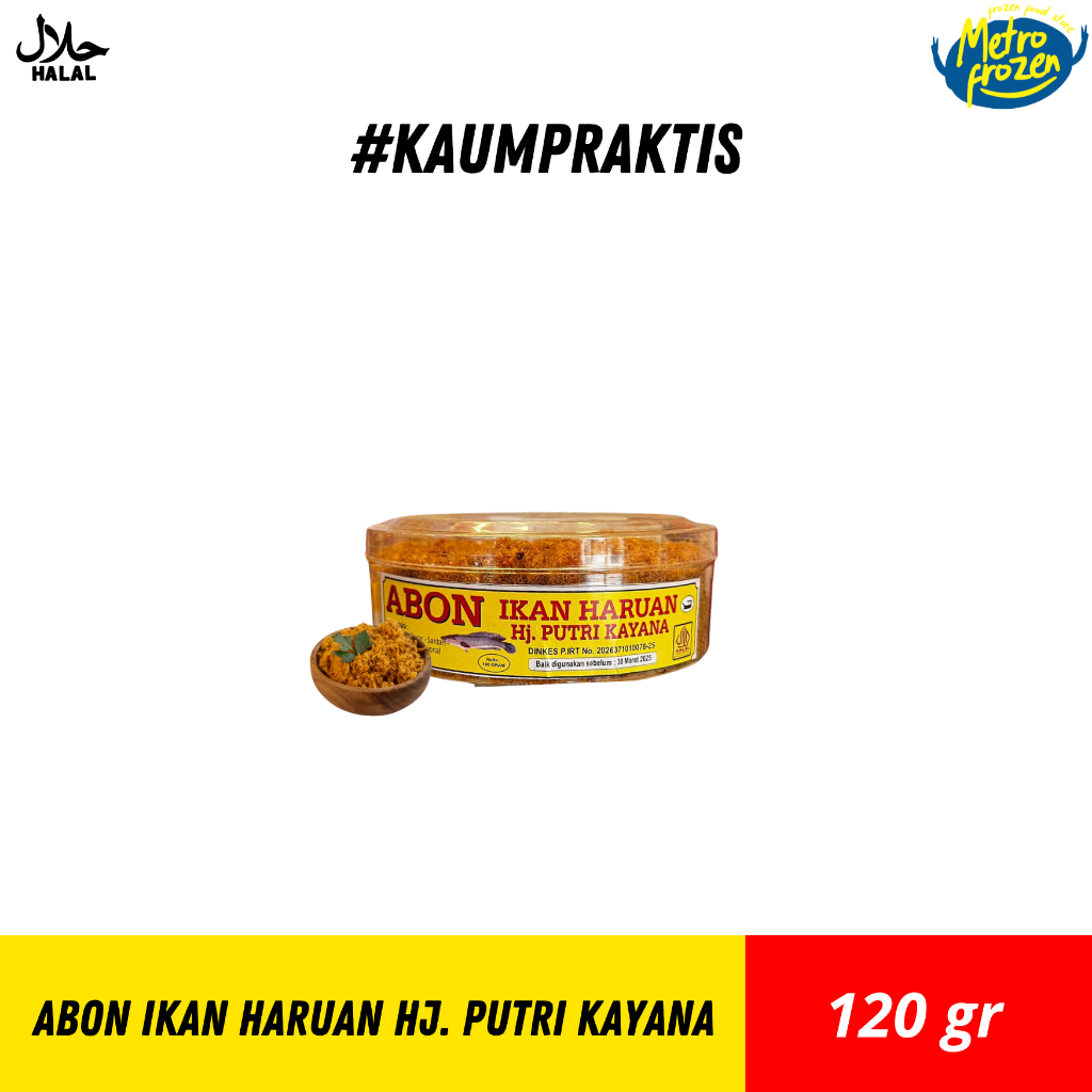 

Abon Haruan Hj.Putri Kayana 120gr