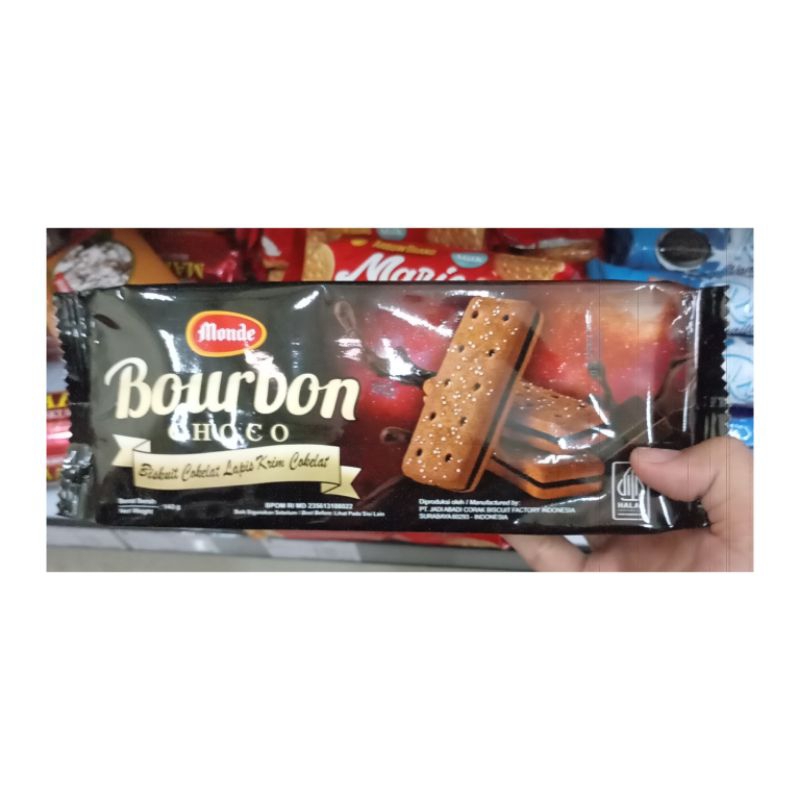 

MONDE BOURBON SANDWICH BLACK/CHOCO 140GR / NISSIN BISKUIT GABIN 140GR