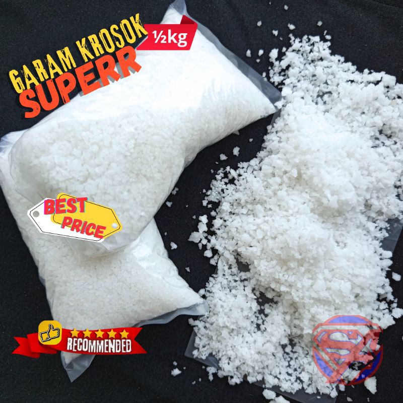 

Garam Krosok Garam Ikan 500gr Garam Kasar Grosok