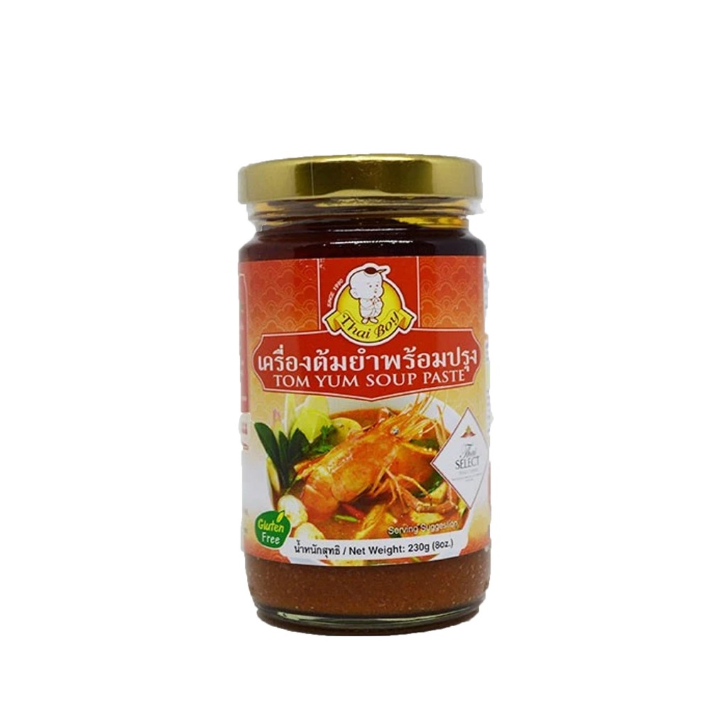 

Thai Boy Tom Yum Soup Paste 230 gr BUMBU TOMYUM TOMYAM THAILAND HALAL