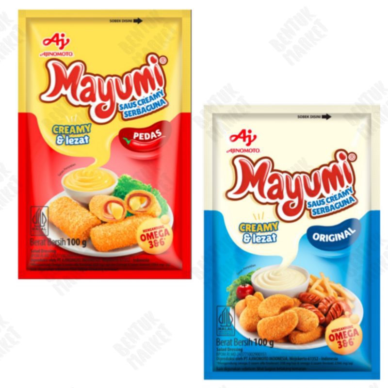 

MAYUMI Saus Mayones Original 100gr / MAYUMI Saus Mayones Pedas 100gr / Mayonaise