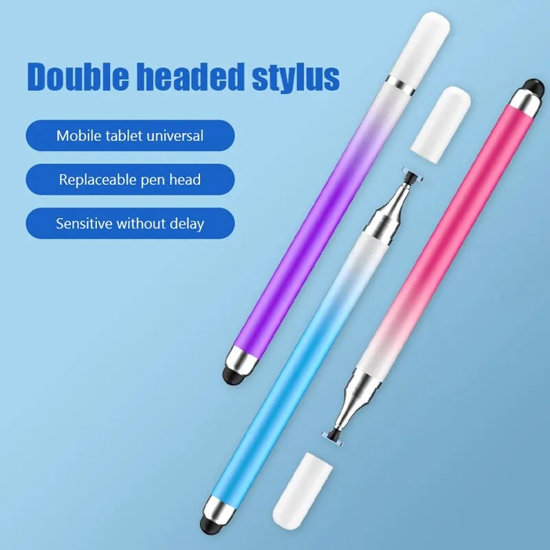 2 IN 1 Stylush Pen Universal Android Ios Windows Capacitive Touch Pen Smartpone Ipad Tablet Pc Lapto