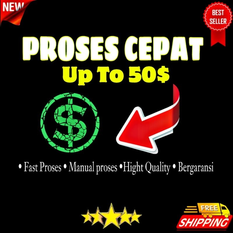 Promo [tambah dollar 50 $ ]