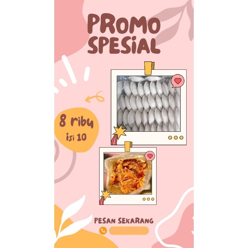 

Cireng Isi ayam suwir pedas 10 pcs