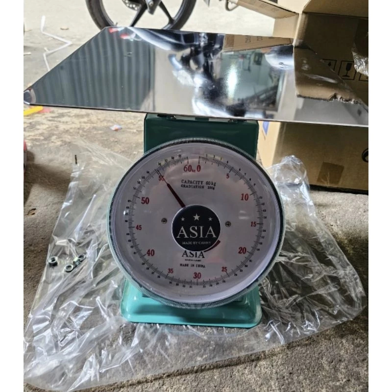 Timbangan Duduk Analog Manual Jarum MERCY by Camry Plat Besi 50kg 60kg 100kg Timbangan Buah Laundry 