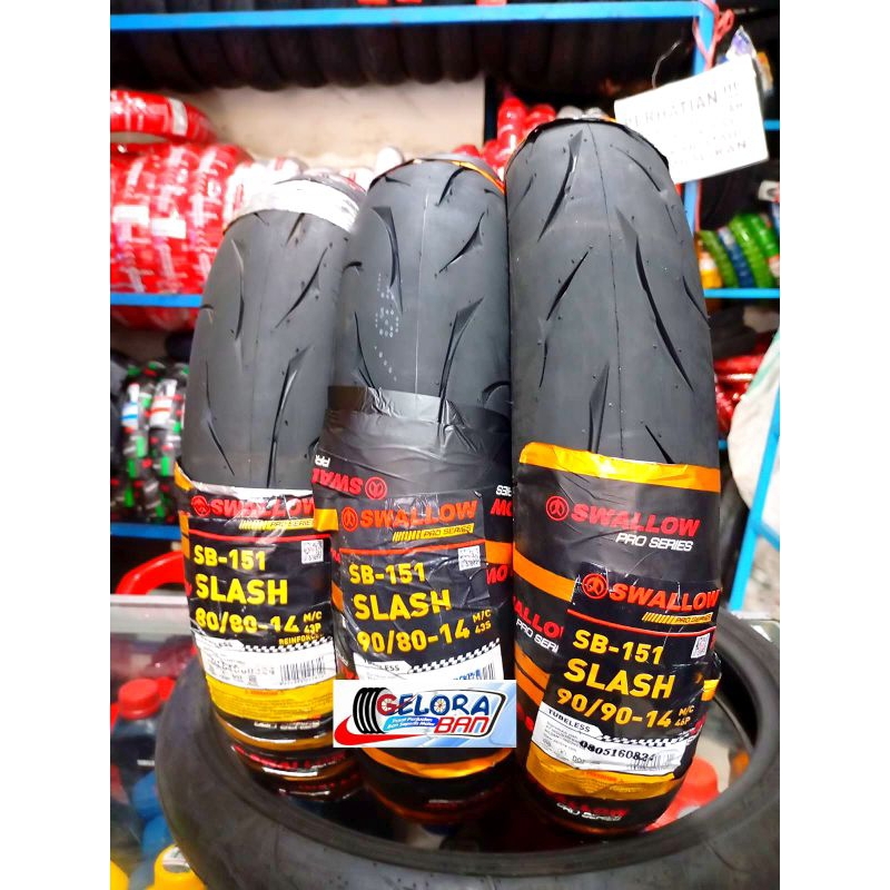 Ban Matic Tubeles Swallow Slash 80/80-14 ban 90/80-14 ban 80/90-14 ban 90/90-14 ban ring 14 ban mont