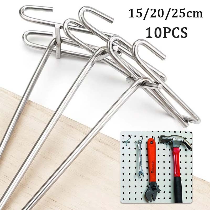 Single Ram Chrome Besi 10 Cm/15 Cm/20cm Cantolan Ram Besi Kawat Ram Aksesoris