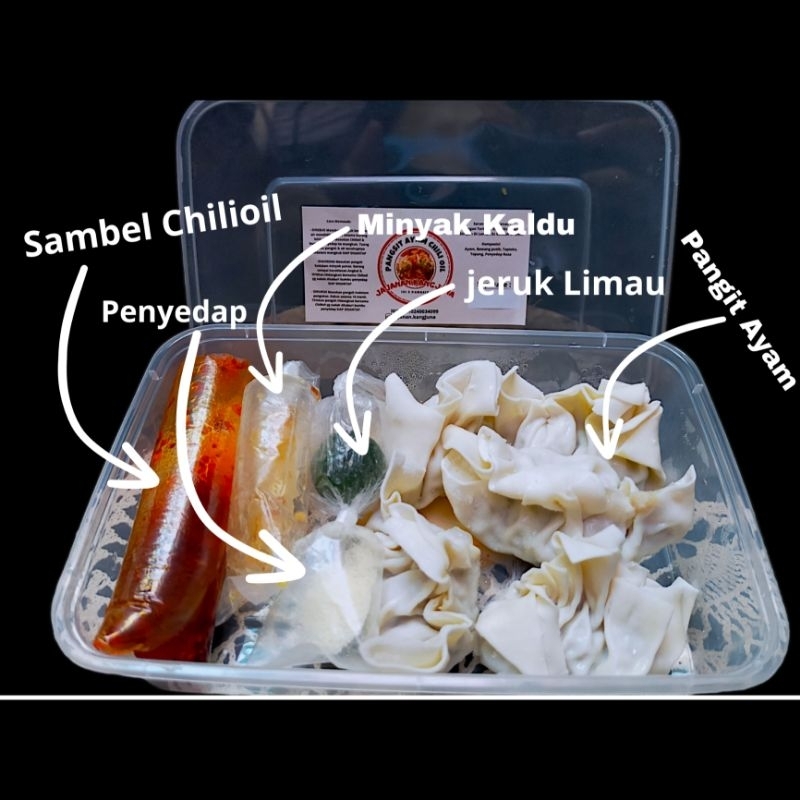 

PANGSIT CHILI OIL (ISI 6) | JAJANAN KANG JUNA |