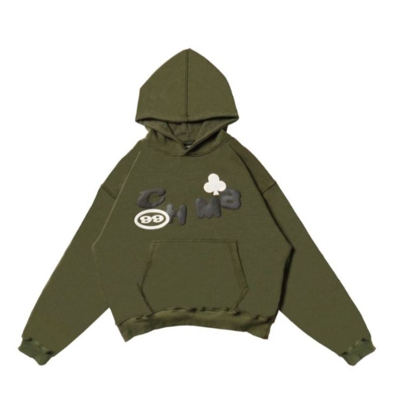 Boxy Hoodie Chambre de 99 Clover - GREEN