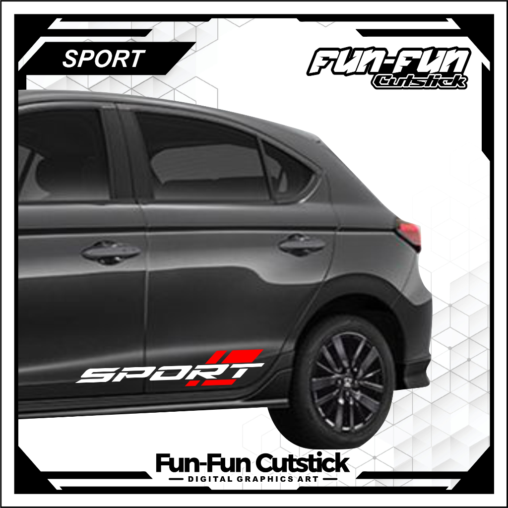 Cuting Sticker Mobil Sticker Mobil Variasi Sticker Sport