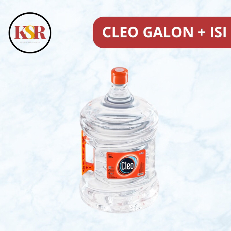 

[KSR] CLEO Galon + Isi - 19 Liter [ Khusus Bandung ]