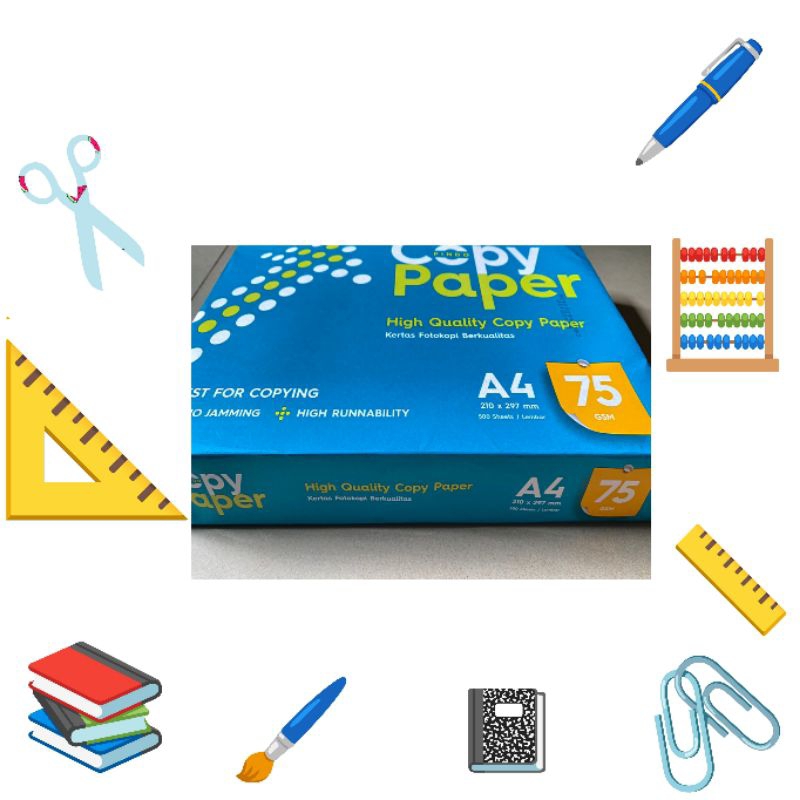 

CopyPaper Kertas Fotocopy 75 GSM A4 ~ Berkualitas
