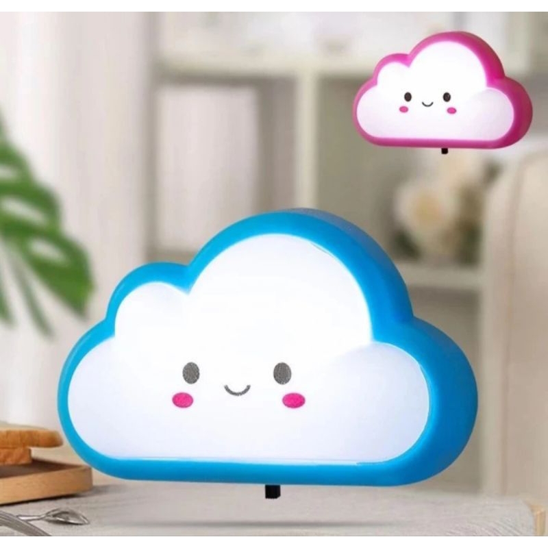 LAMPU TIDUR LED MOTIF AWAN LUCU DEKORASI KAMAR