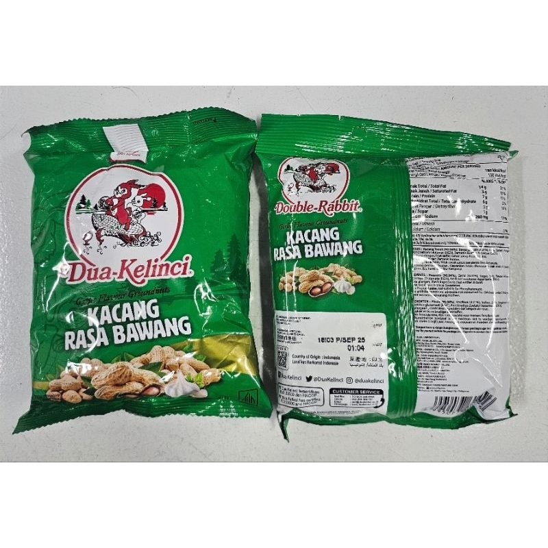 

Dua Kelinci Kacang Rasa Bawang 75g - 1 bks