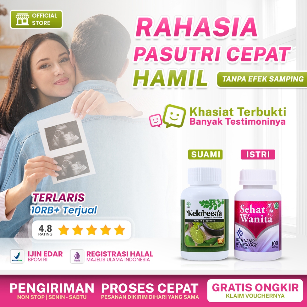 Obat Promil Program Hamil Suami Istri Untuk Kesuburan Pria Wanita Penyubur kandungan dan Penyubur Pe