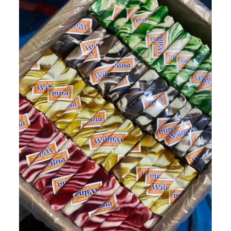 

Dodol Wilna Warna Khas Bandung 1 dus 10 kg