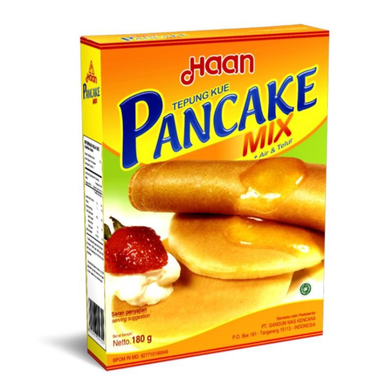 

Haan Pancake Mix Tepung Kue Vanila 180 g