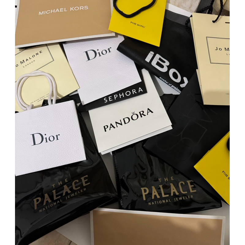 

PAPERBAG THE PALACE DIOR JO MALONE NARS SEPHORA IBOX MICHAEL KORS POH KONG PANDORA