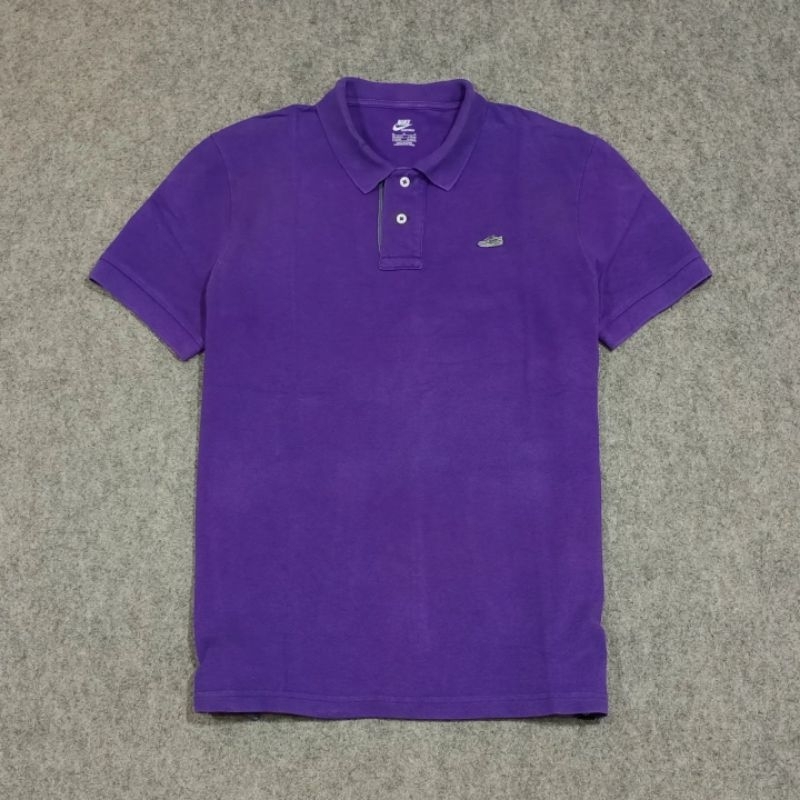 Kaos polo Kaos kerah Polo shirt pria lengan pendek NIKE size M second