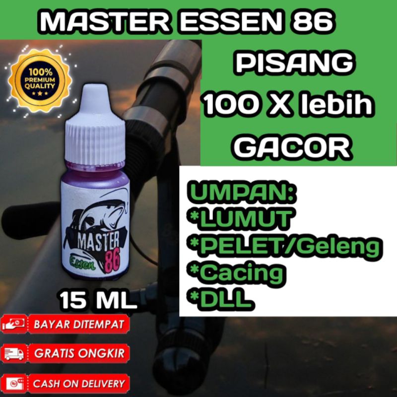 Essen master 86 pisang ambon Super Essen Ikan Nila Liar mujaer ikan mas ikan lele ikan super babon E