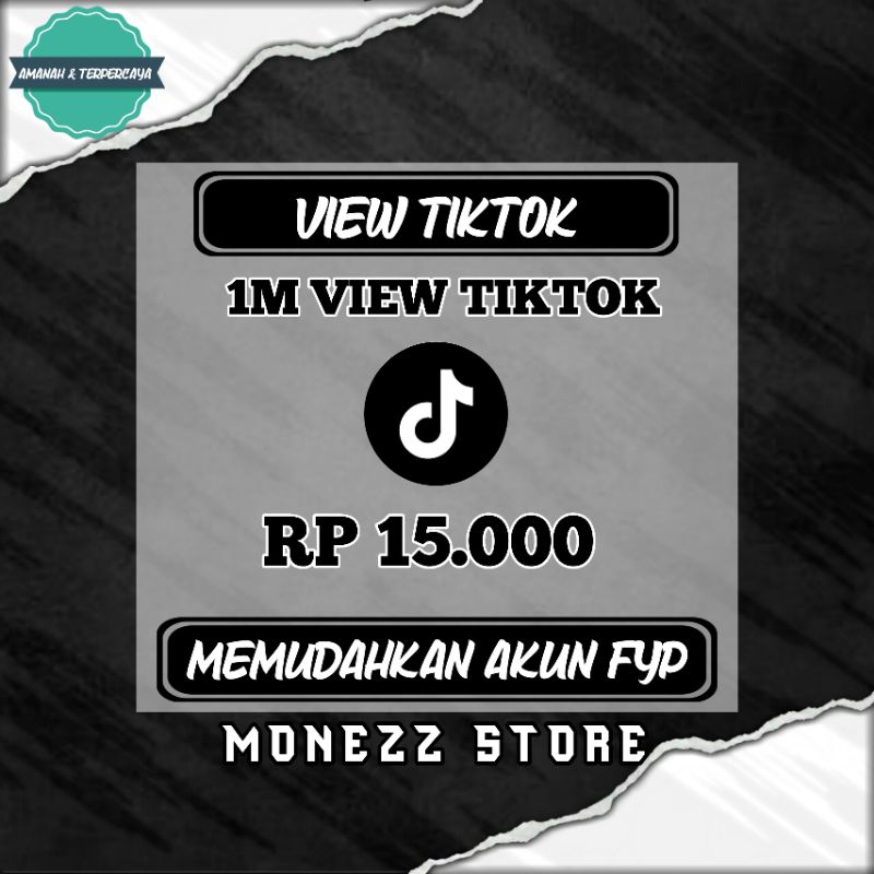 1M VIEW TIKTOK (AKUN TIKTOK ANDA LEBIH MUDAH FYP)