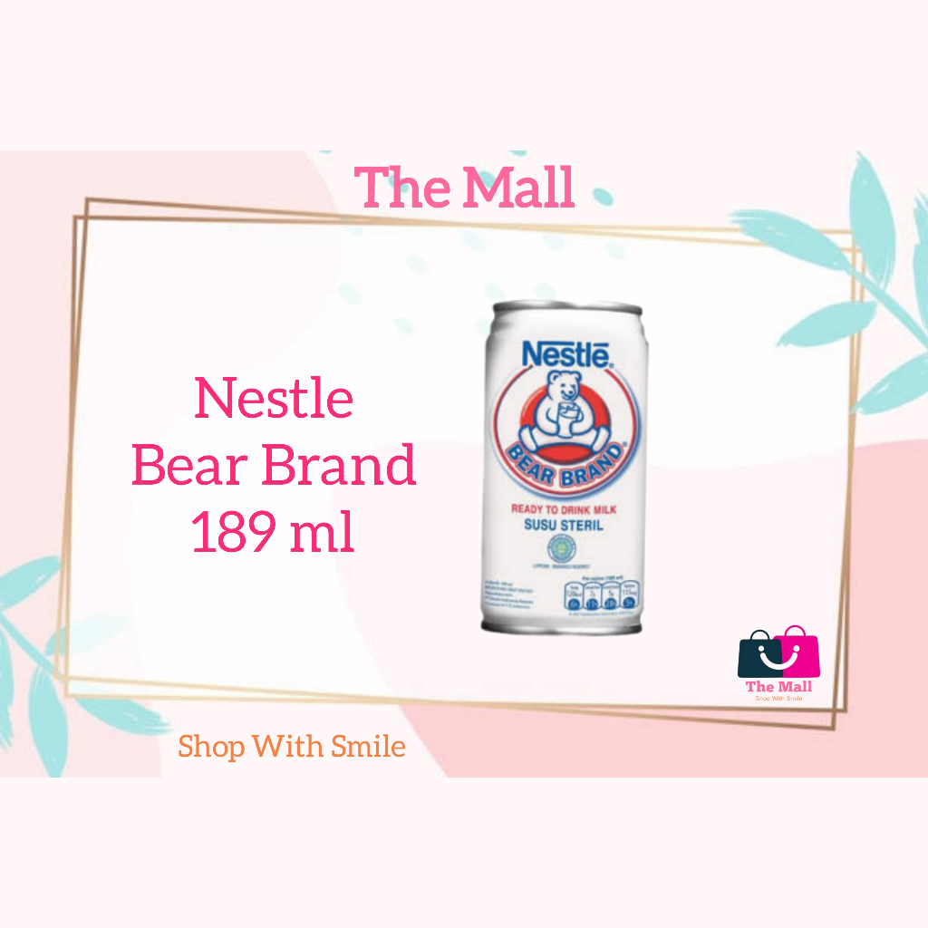 

(The Mall) Nestle Bear Brand Susu Steril 189 ml