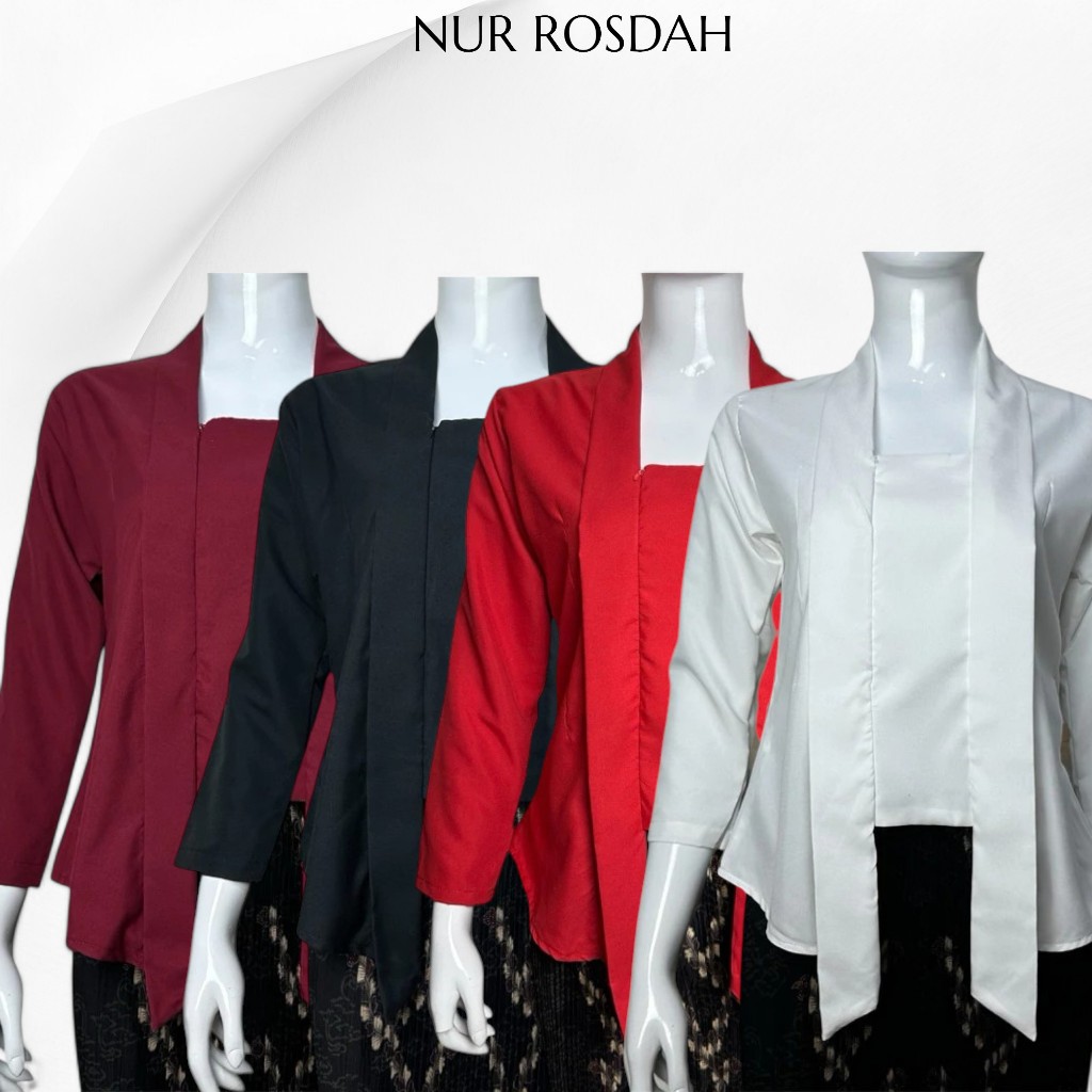 ATASAN KEBAYA KUTU BARU POLOS MODERN