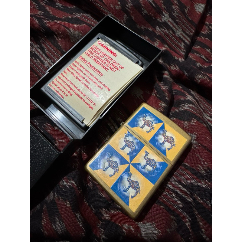 Koleksi Pribadi zippo Camel NOS new Old Stock 1999