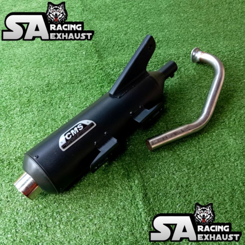 Knalpot Standar Racing Tsukigi Copy CMS Pnp Beat, Scoopy, Vario, Aerox, Dll