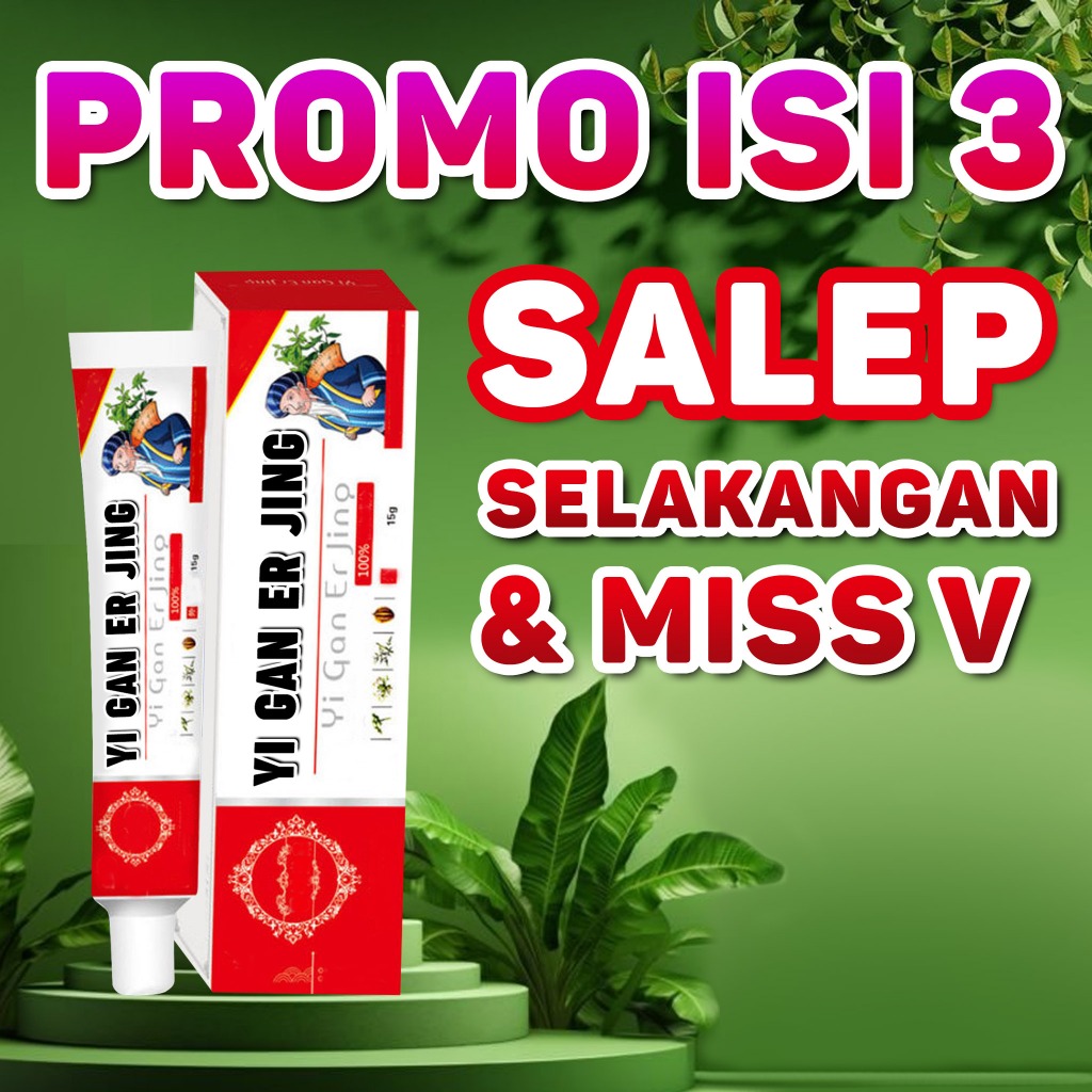 PROMO ISI 3 Salep Kulit Cina YIGANERJING Obat Gatal Kulit Eksim Panu Jamuran Kudis Kutu Air Paling A
