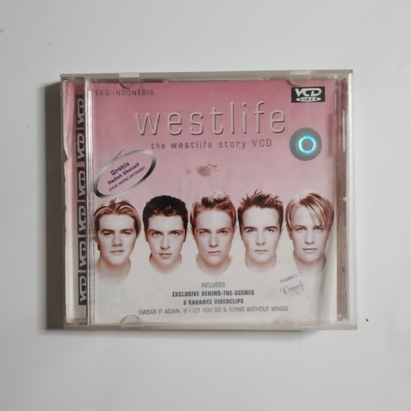 VCD Kaset Westlife The Story Exclusive Behind The Scenes Videoclips Swear It Again If I Let You Go F
