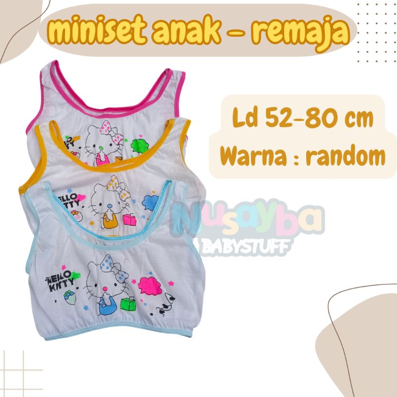 MINISET ANAK PEREMPUAN - REMAJA - MINISET KATUN