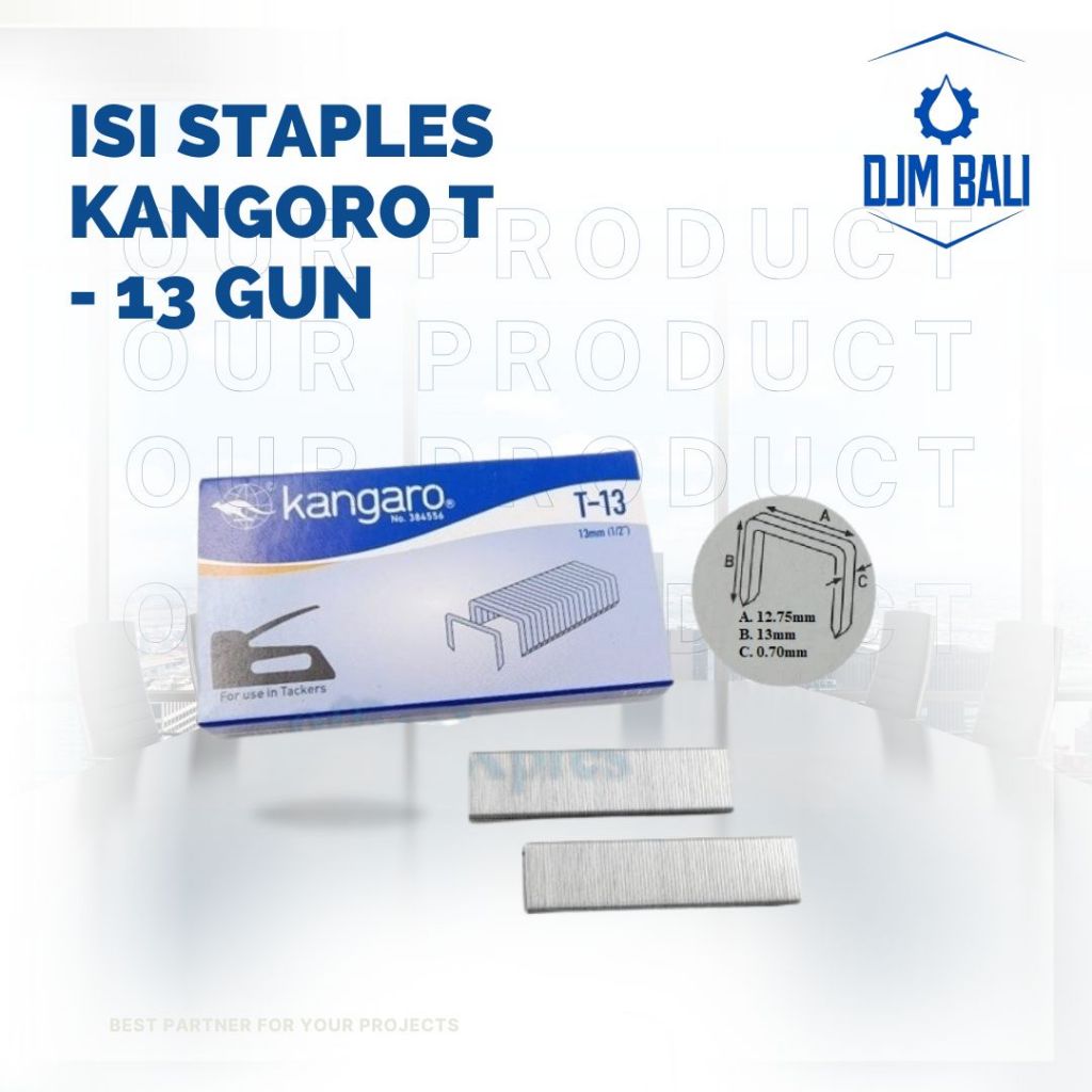 

Isi Stapler Tembak T8 / Isi Staples Gun Tacker Kangaro
