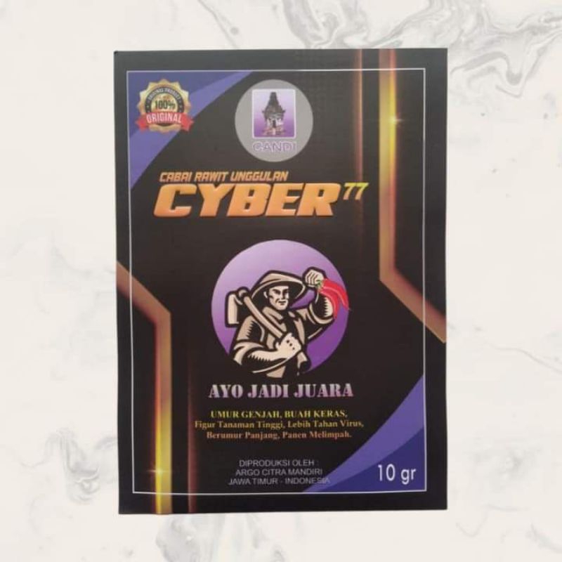 benih cabe rawit cyber 77 10 gr original