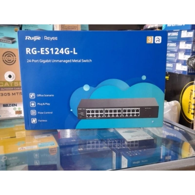 swich ruijie 24 port rg es124gl