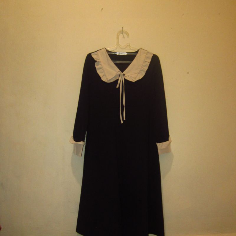 Preloved Black Dress Korean Style
