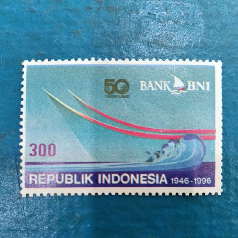 

perangko Indonesia 50thn bank BNI(A50)