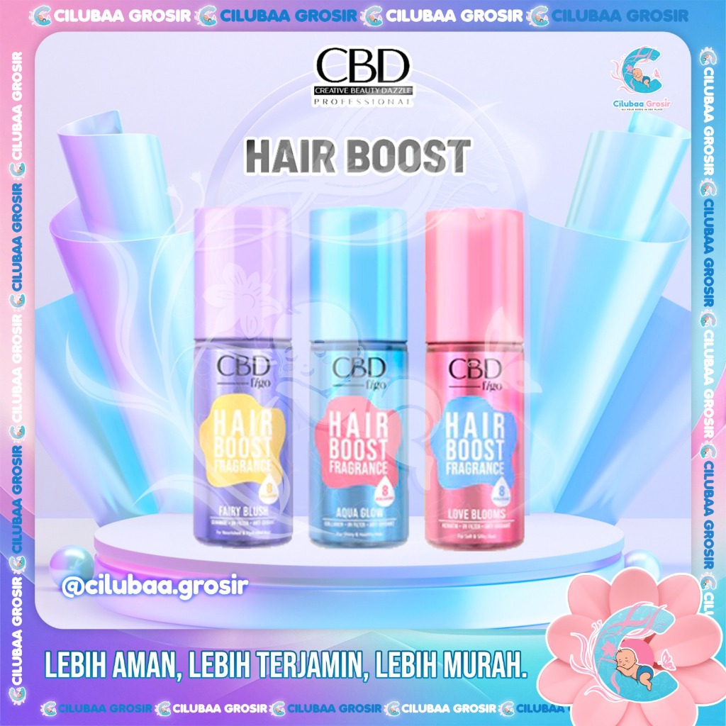 CBD Figo Hair Boost Fragrance 100ml || Love Blooms || Fairy Blush || Aqua Glow