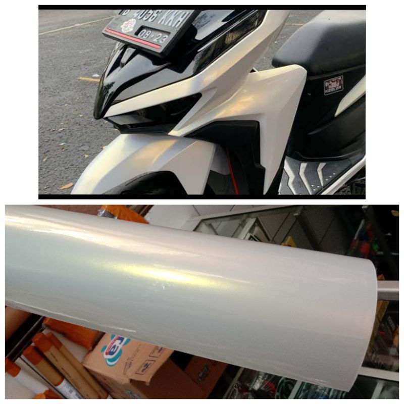 Sticker Scotlet Lembayung Mutiara Gold / Skotlet Lembayung Putih Mutiara Gold