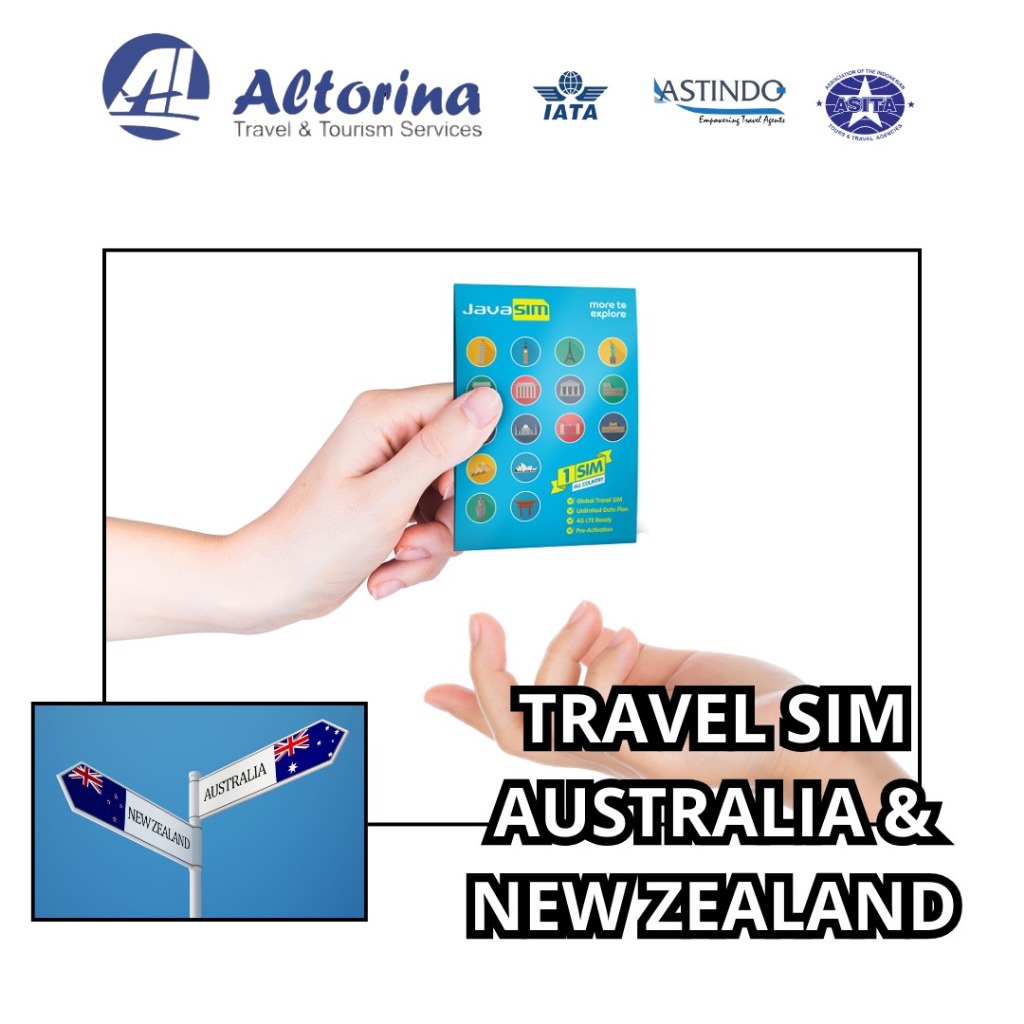 TRAVEL SIM Card Java Mifi -Australia & New Zealand