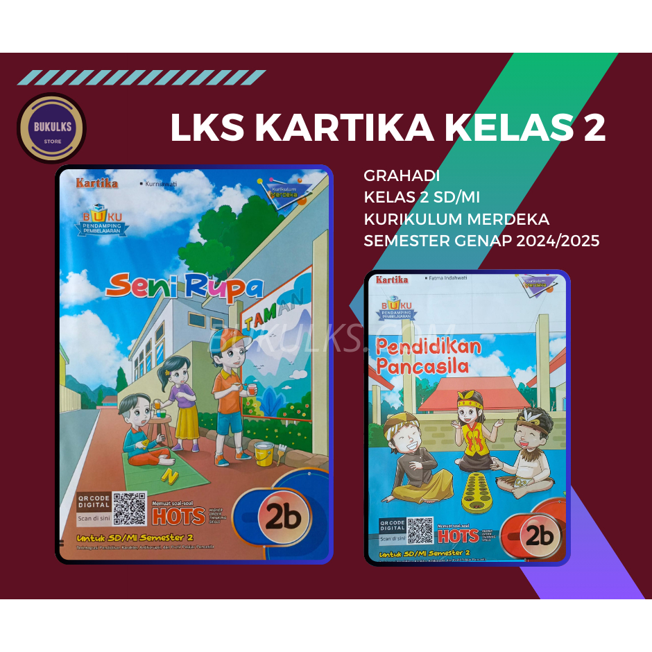 Buku LKS Grahadi Kartika Simpati SD MI Kelas 2 Merdeka Genap 2024 2025
