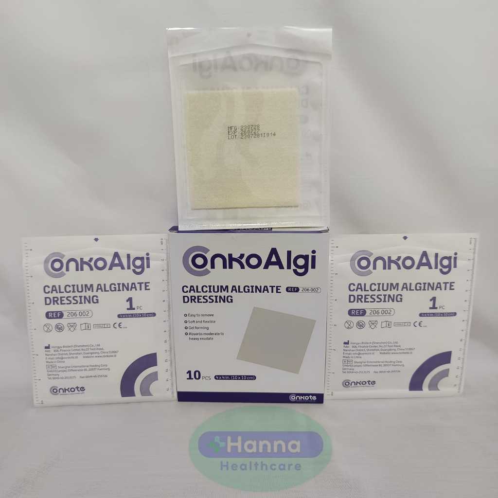 Conkoalgi dressing alginate/calcium-sodium alginate dressing 10x10