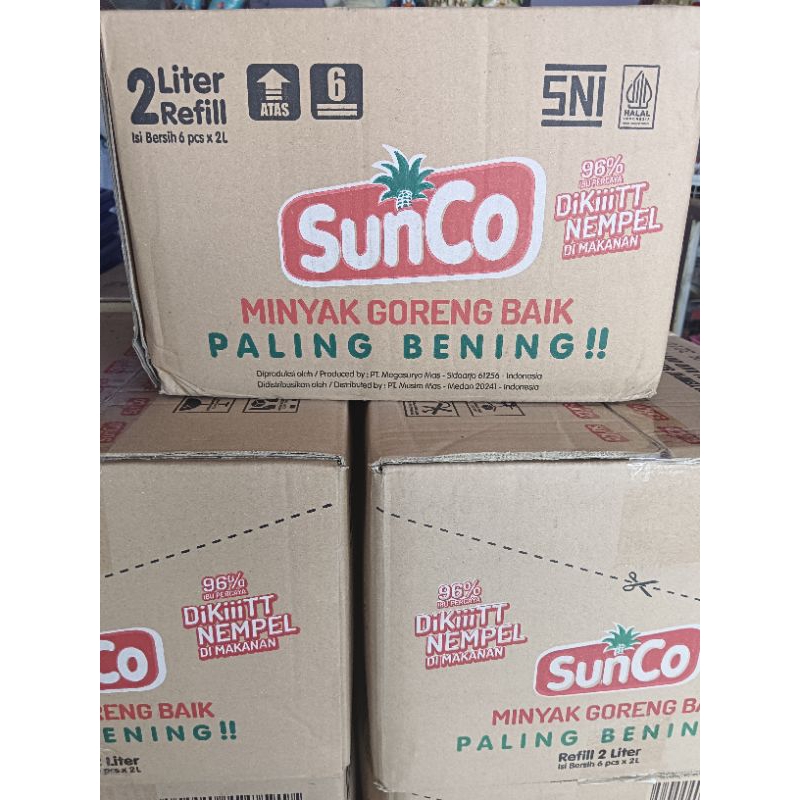 

minyak goreng sunco 2 liter _2 dus