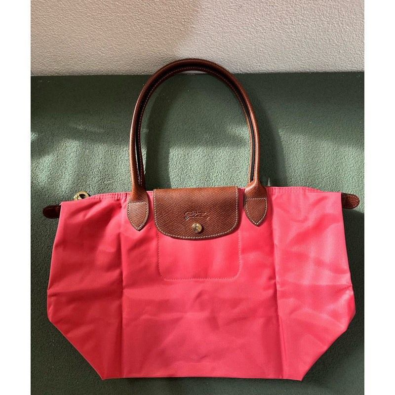 Longchamp SLH RED GRANADINE/ PINK SALMON