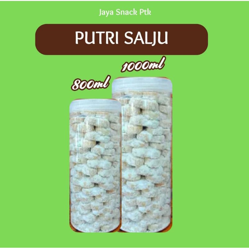 

Kue Kering Putri Salju /Putri Salju Pontianak / Putri Salju Toples Tabung 800ml