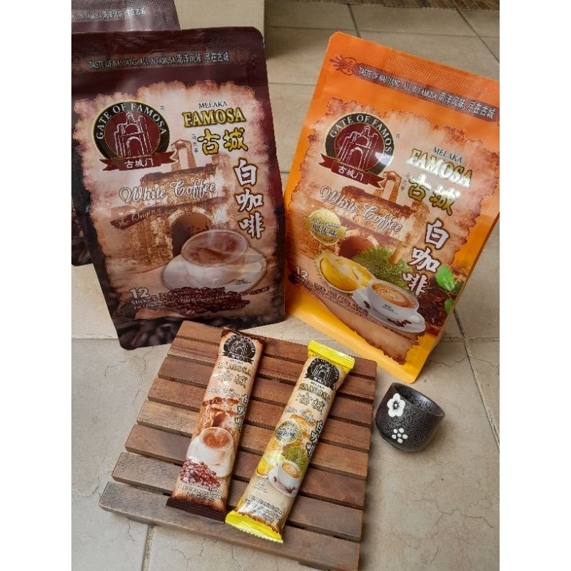 

Kopi Malaka Durian + kopi Malaka White Coffee Paket Bundlingg