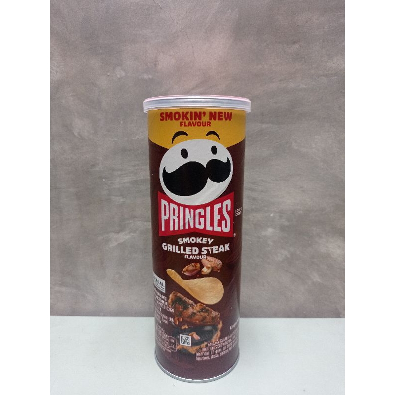 

Pringles Potato Crisps Smokey Grilled Steak 102G (Promo Heboh)