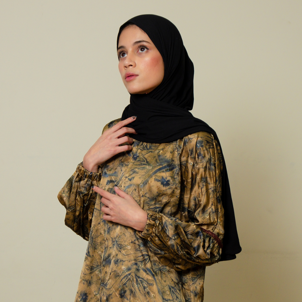 by.miuku - Shafa Dress Gamis Motif Gamis Silk Premium - Motif Adriana