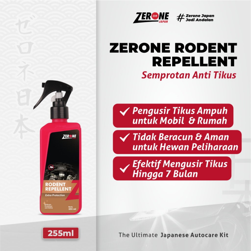 Zerone Japan Semprotan Anti Tikus Untuk Mobil Rodent Repellent