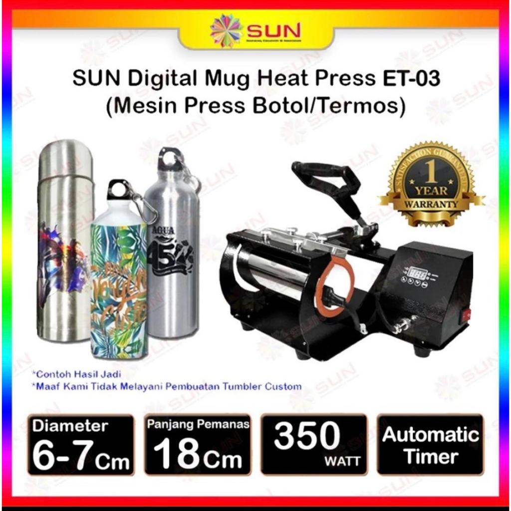 Mesin Press Mug Mesin Sablon Mug/ Gelas/ Asbak/ Tumbler Aluminium